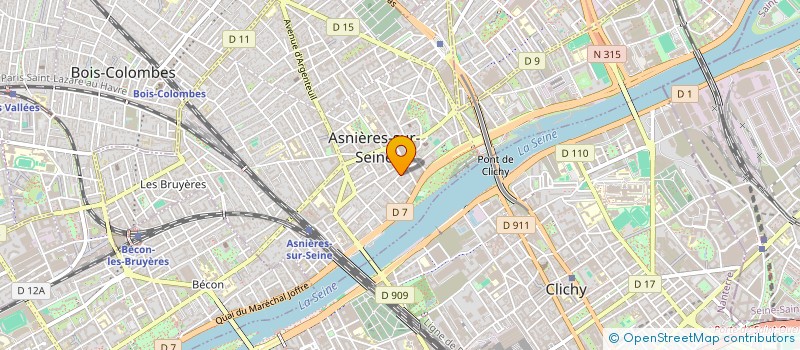 localisation de l'entreprise GROUPE INDUST REGION GENNEVILLIERS ASNIE à ASNIERES-SUR-SEINE