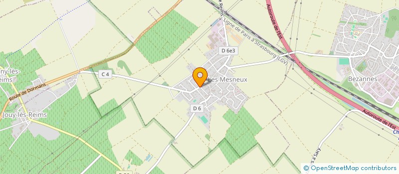 localisation de l'entreprise GROUPE INDUSTRIEL CHAMPENOIS à LES MESNEUX