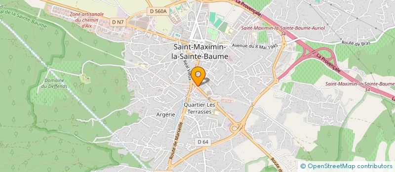localisation de l'entreprise GROUPE ING&V à SAINT-MAXIMIN-LA-SAINTE-BAUME