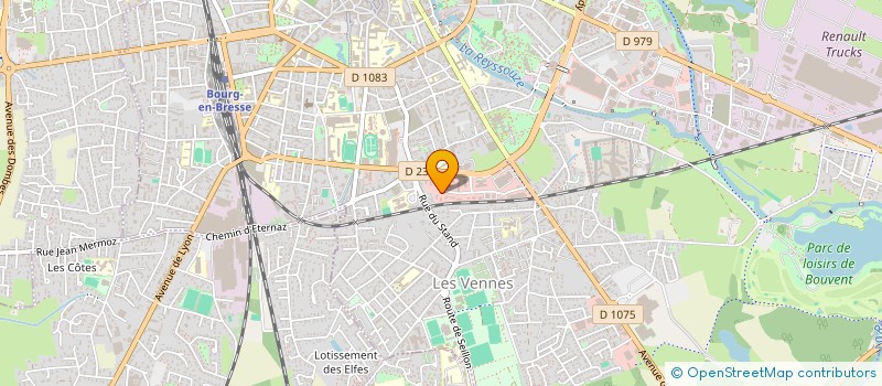 localisation de l'entreprise GROUPE INGENIERIE DEVELOPPEMENT - GID à BOURG-EN-BRESSE