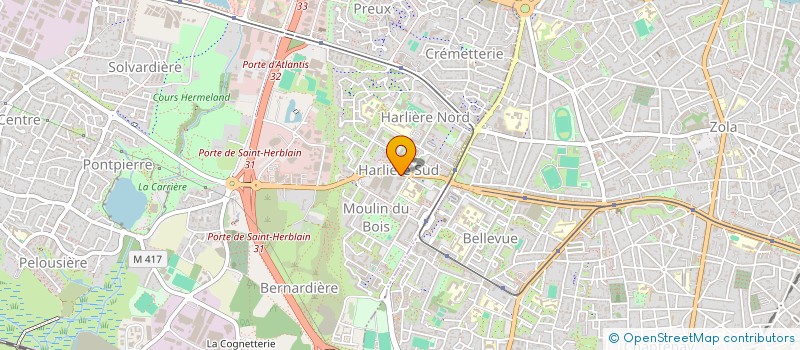 localisation de l'entreprise GROUPE INITIATIVES à SAINT-HERBLAIN