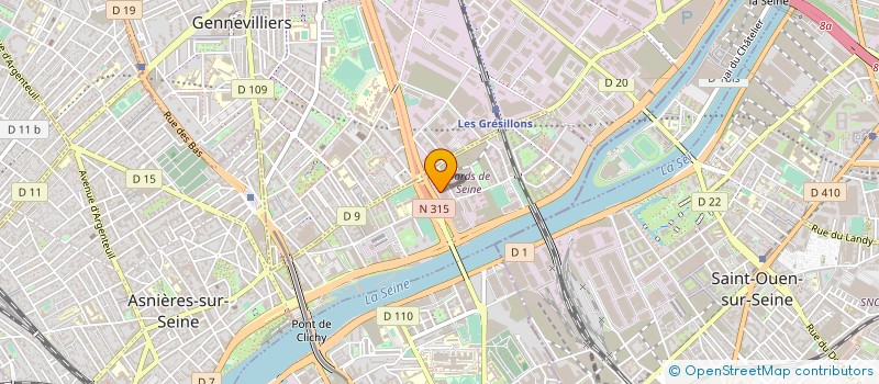 localisation de l'entreprise GROUPE INNOV à ASNIERES-SUR-SEINE