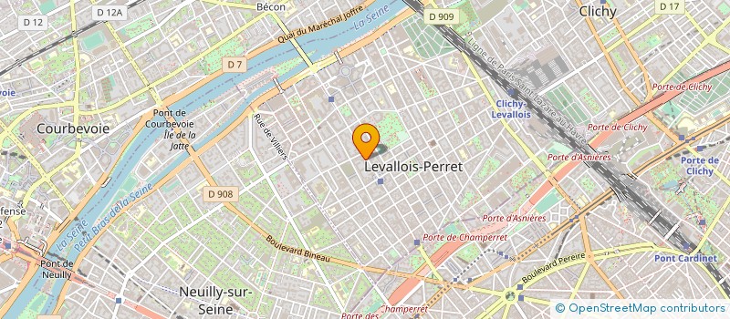 localisation de l'entreprise GROUPE INNOVATION ENERGIE à LEVALLOIS-PERRET