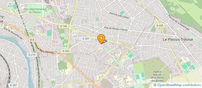 localisation de l'entreprise GROUPE INNOVATION SYSTEME à CHAMPIGNY-SUR-MARNE