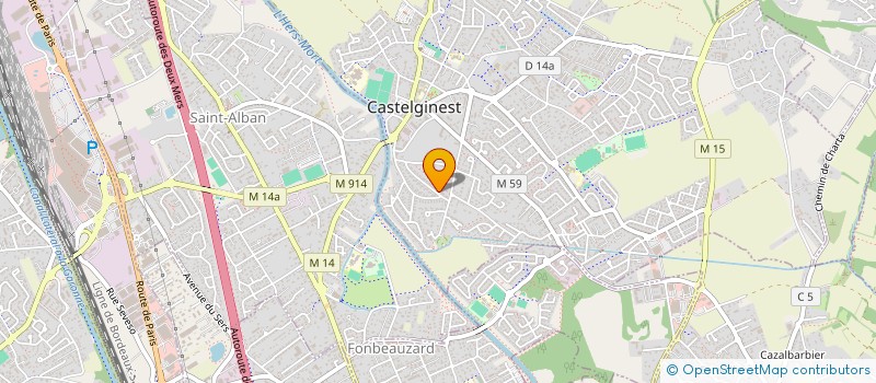 localisation de l'entreprise GROUPE INSANE ELEMENT  CASTELGINEST