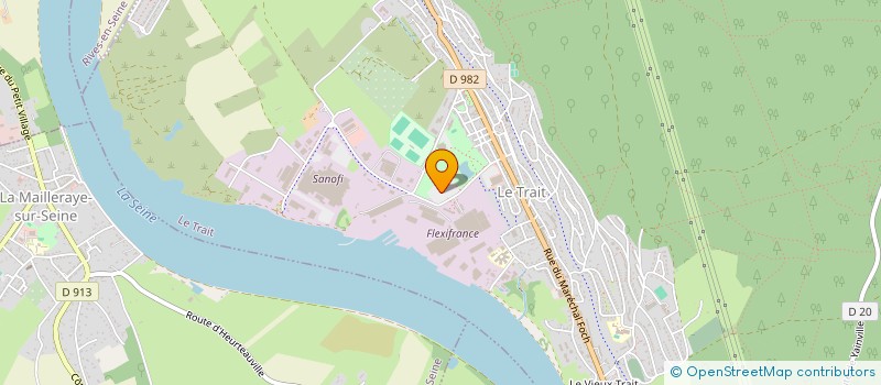 localisation de l'entreprise GROUPE INSPECTAS  LE TRAIT