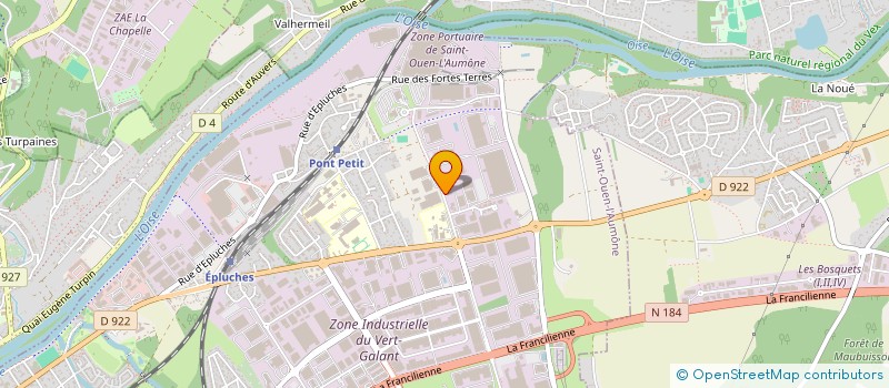 localisation de l'entreprise GROUPE INSTALL REPAR MANUTIQUE à SAINT-OUEN-L'AUMONE