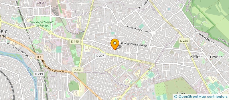 localisation de l'entreprise GROUPE INTER GESTION à CHAMPIGNY-SUR-MARNE