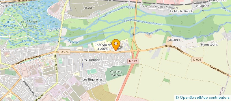 localisation de l'entreprise GROUPE INTERET PUBLIC I.R.M. DU BERRY à BOURGES