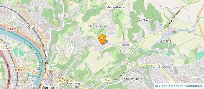 localisation de l'entreprise GROUPE INTERMED  VIENNE