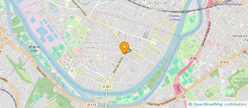 localisation de l'entreprise GROUPE INTERNATIONAL DES PRIMITIFS MODERNES DITS 'NAIFS' à CROISSY-SUR-SEINE