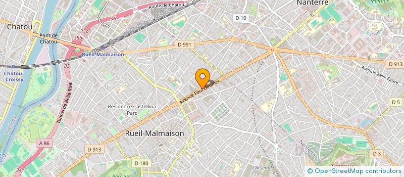 localisation de l'entreprise GROUPE INTERNATIONAL GOBONI POUR LA CONNAISSANCE DES DROITS HUMAINS à RUEIL-MALMAISON