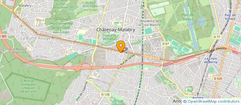 localisation de l'entreprise GROUPE INTERNATIONAL POLICE à CHATENAY-MALABRY
