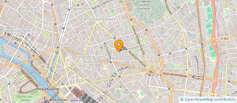 localisation de l'entreprise GROUPE INTERNATIONAL PRINTING CONCEPT  PARIS