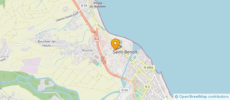 localisation de l'entreprise GROUPE INTERNATIONAL PROTEC à SAINT-BENOIT