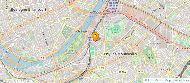 localisation de l'entreprise GROUPE INTERPROF TRANSPORT LOGISTIQUE à ISSY-LES-MOULINEAUX