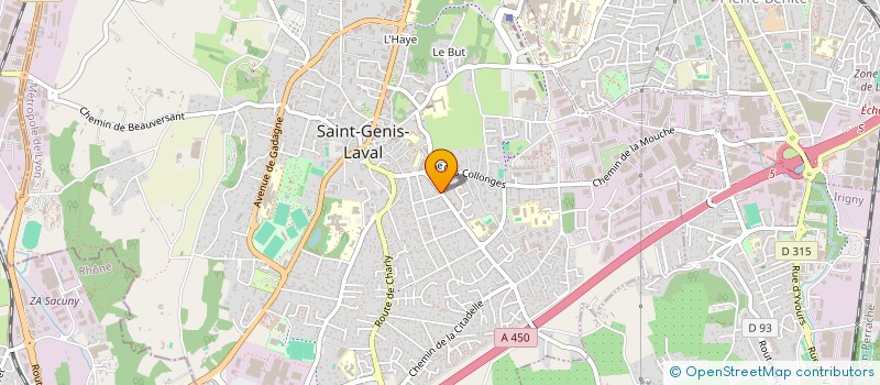 localisation de l'entreprise GROUPE INTERSUIP à SAINT-GENIS-LAVAL