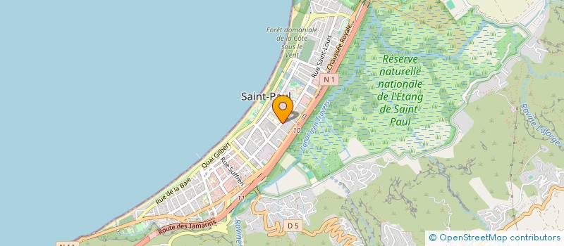 localisation de l'entreprise GROUPE INTERVENTION PREVENTION SECURITE à SAINT-PAUL