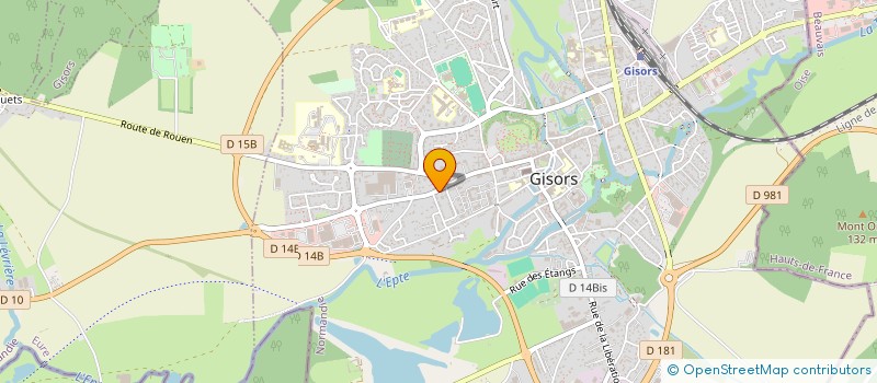 localisation de l'entreprise GROUPE INTERVENTION SPECIALISE 27 - GIS27 à GISORS