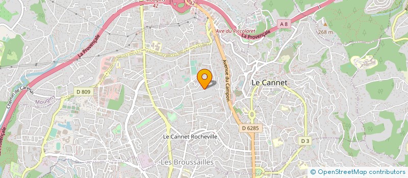 localisation de l'entreprise GROUPE INVEST PLUS à LE CANNET