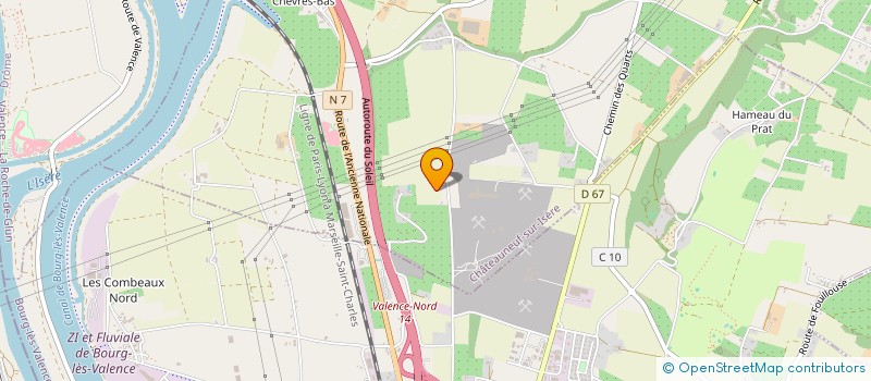 localisation de l'entreprise GROUPE INVESTIMMO  CHATEAUNEUF-SUR-ISERE