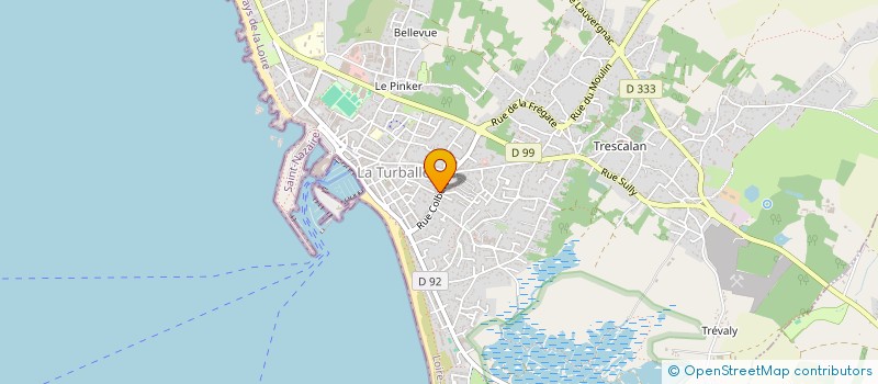 localisation de l'entreprise GROUPE INVESTISSEMENT  LA TURBALLE