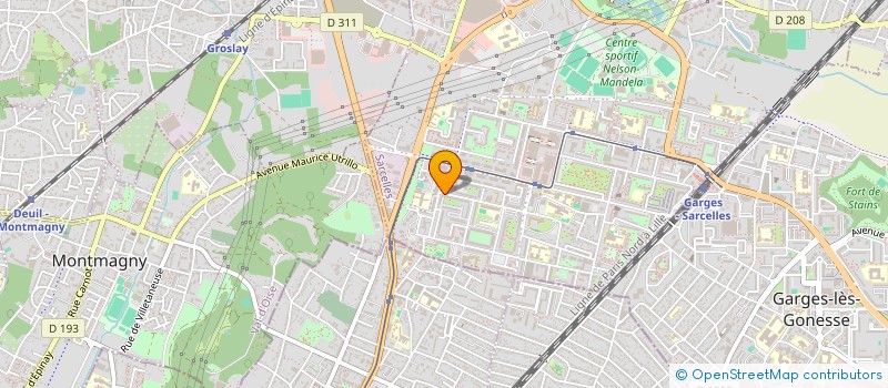 localisation de l'entreprise GROUPE INVESTISSEMENT CEP-ZOE  GOUSSAINVILLE