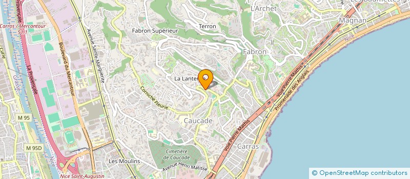 localisation de l'entreprise GROUPE INVESTISSEMENT IMMOBILIER à NICE