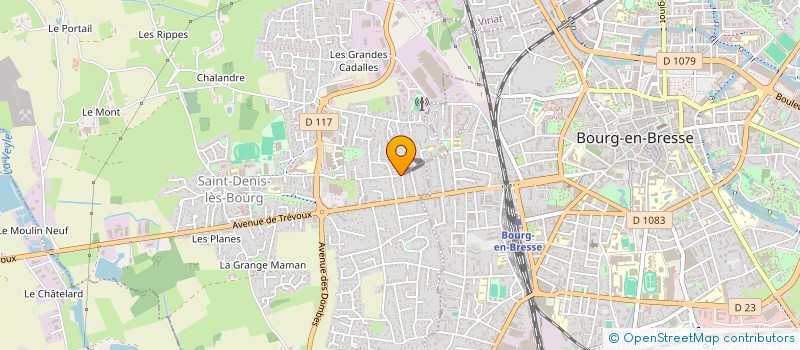localisation de l'entreprise GROUPE INVESTISSEMENT PATRIMOINE ET COURTAGE à SAINT-DENIS-LES-BOURG