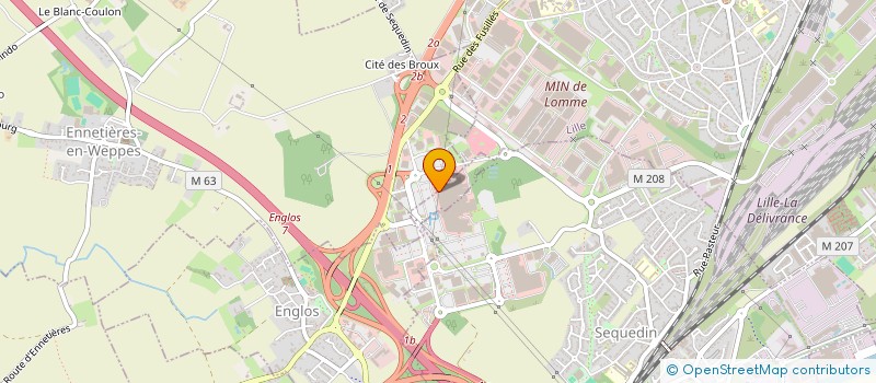 localisation de l'entreprise GROUPE INVESTISSEMENTS ENTREPRISES  ENNETIERES-EN-WEPPES