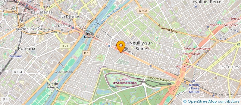 localisation de l'entreprise GROUPE ISA à NEUILLY-SUR-SEINE