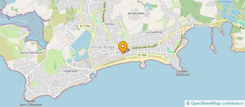 localisation de l'entreprise GROUPE ISE JULLIOT  CARNAC