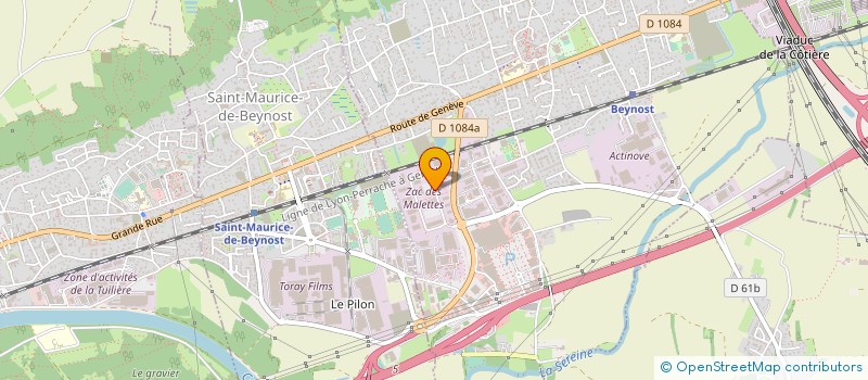 localisation de l'entreprise GROUPE ISERBA INVEST à BEYNOST