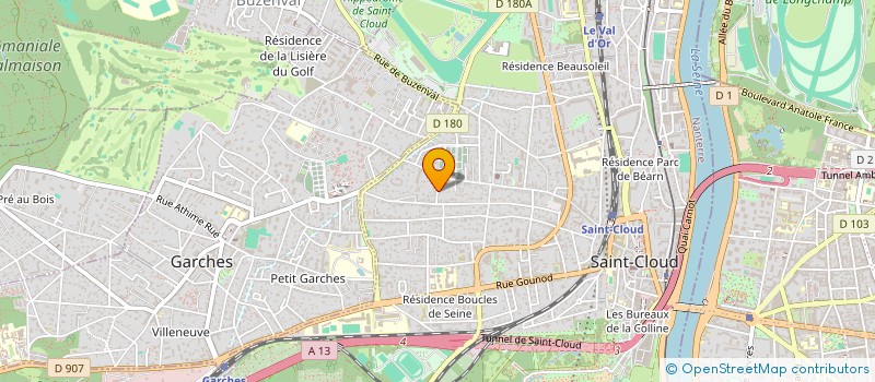 localisation de l'entreprise GROUPE ISL à SAINT-CLOUD