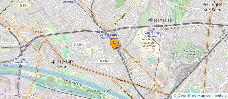 localisation de l'entreprise GROUPE ISO ECO à EPINAY-SUR-SEINE