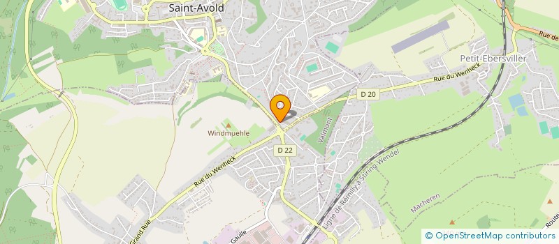 localisation de l'entreprise GROUPE ISOLOGIA  SAINT-AVOLD