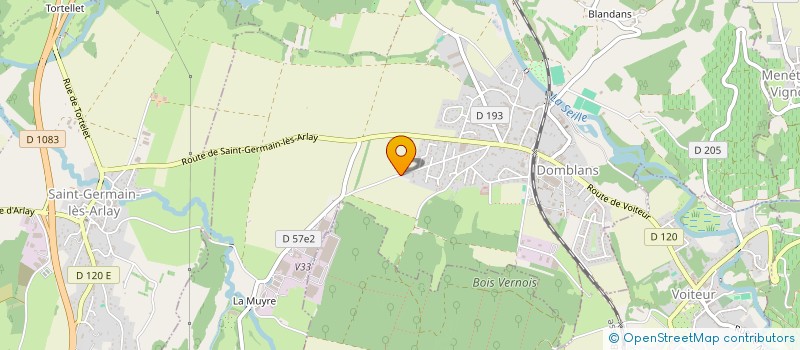 localisation de l'entreprise GROUPE IVOIRE SECURITE INCENDIE  DOMBLANS