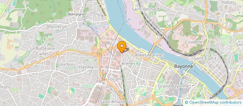 localisation de l'entreprise GROUPE IXINVEST  BAYONNE