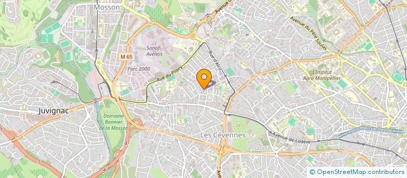 localisation de l'entreprise GROUPE J.K.B à MONTPELLIER