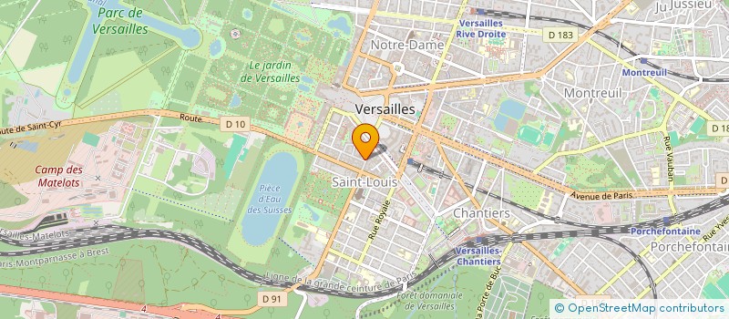 localisation de l'entreprise GROUPE J-M SECURITY CONSULTANTS à VERSAILLES