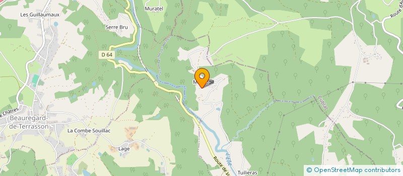 localisation de l'entreprise GROUPE J2CG  TERRASSON-LAVILLEDIEU