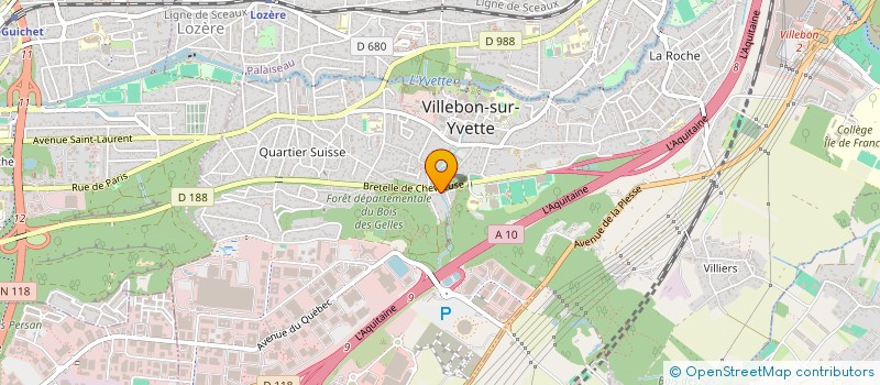 localisation de l'entreprise GROUPE J2MT à VILLEBON-SUR-YVETTE
