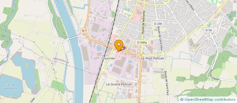 localisation de l'entreprise GROUPE JABOULAY  MONTELIMAR