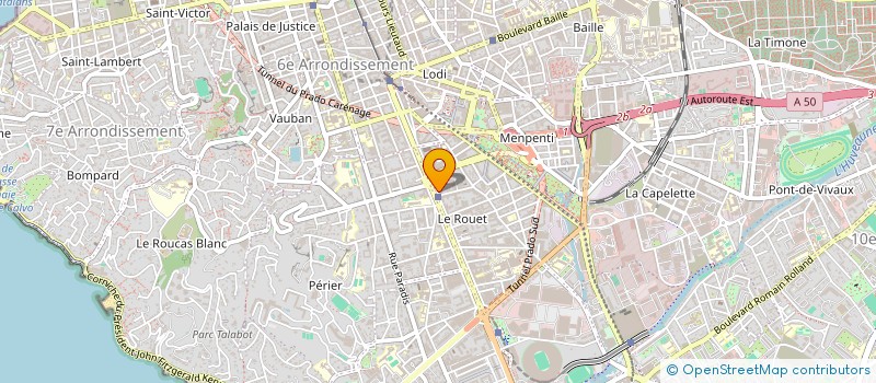 localisation de l'entreprise GROUPE JACOB PATRIMOINE  MARSEILLE