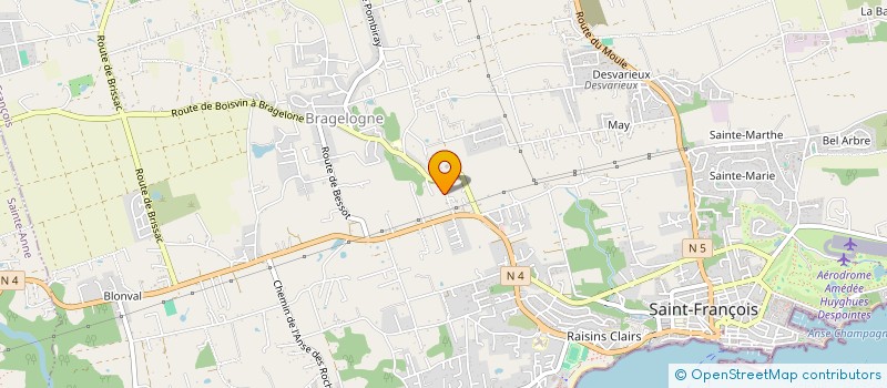 localisation de l'entreprise GROUPE JACQUES  SAINT-FRANCOIS