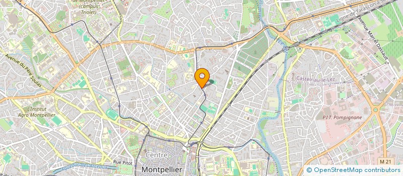 localisation de l'entreprise GROUPE JACQUES COEUR à MONTPELLIER
