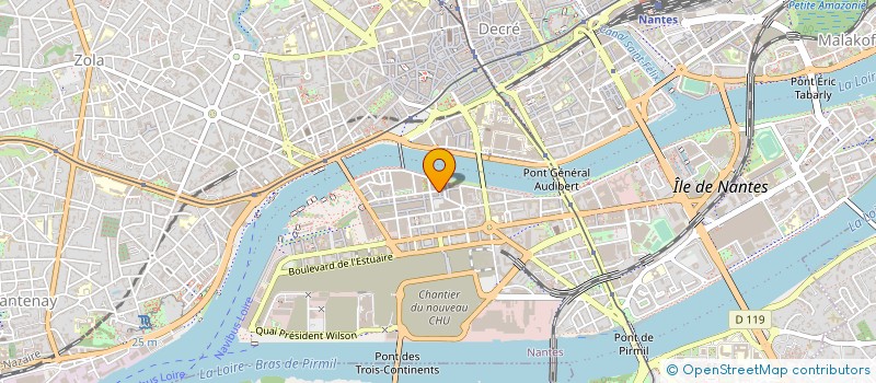 localisation de l'entreprise GROUPE JACY  NANTES