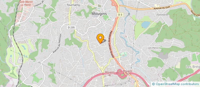 localisation de l'entreprise GROUPE JADDO à MOUGINS