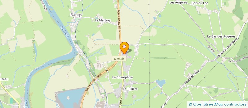 localisation de l'entreprise GROUPE JANIN  BAUGY