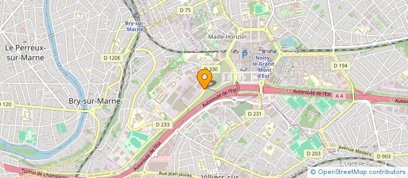 localisation de l'entreprise GROUPE JC.H  VILLIERS-SUR-MARNE